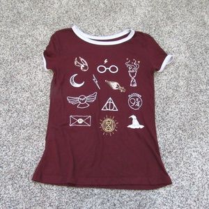 Maroon Harry Potter Shirts Size xs